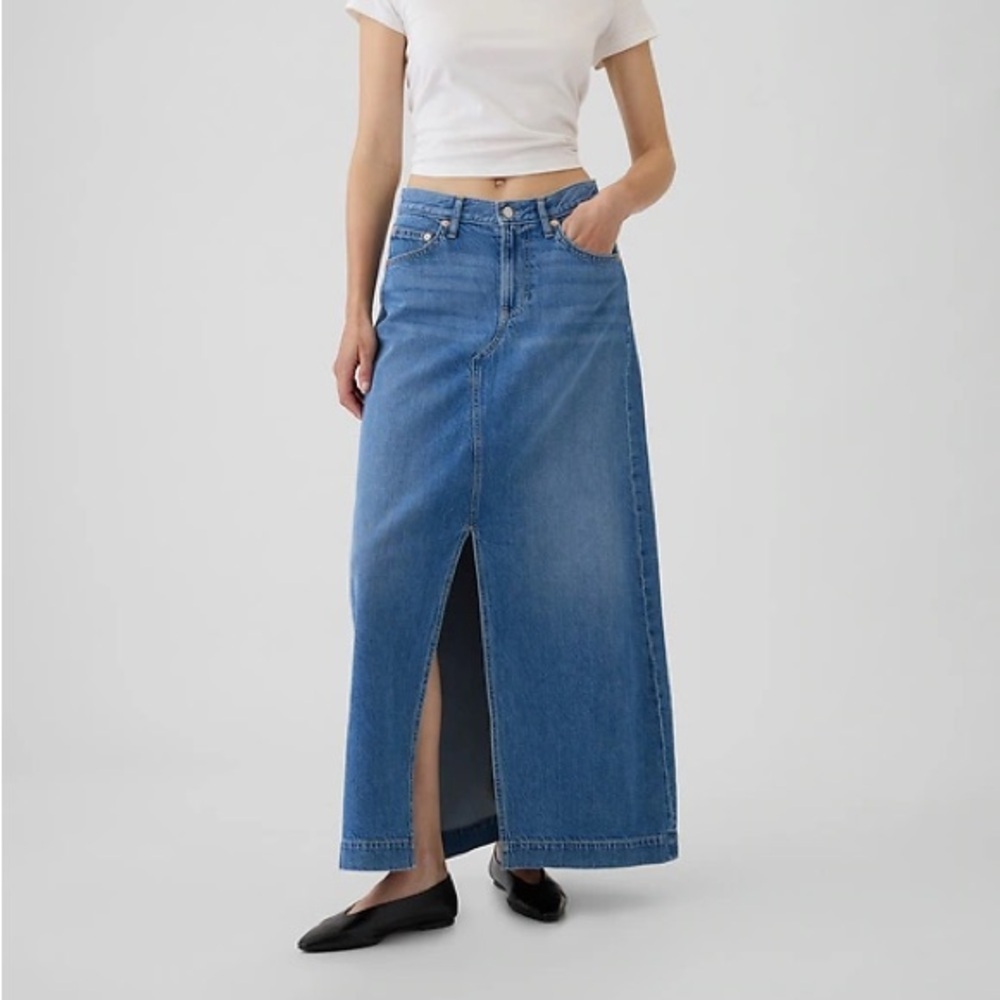 Gap Denim Maxi Skirt | size 10/30 PETITE